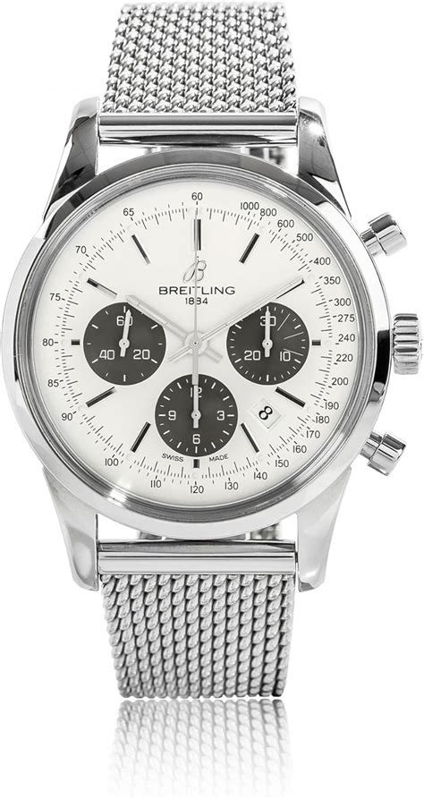 breitling transocean chronograph mercury silver|Breitling Transocean chronograph edition.